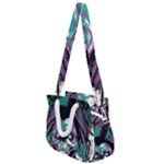 Anarchy Skull And Birds Rope Handles Shoulder Strap Bag
