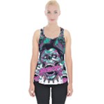 Anarchy Skull And Birds Piece Up Tank Top