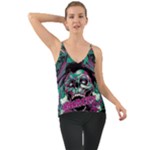 Anarchy Skull And Birds Chiffon Cami