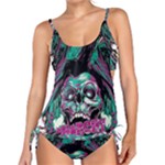 Anarchy Skull And Birds Tankini Set