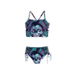 Anarchy Skull And Birds Girls  Tankini Swimsuit