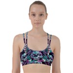 Anarchy Skull And Birds Line Them Up Sports Bra