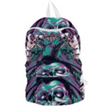 Anarchy Skull And Birds Foldable Lightweight Backpack