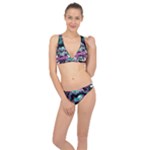Anarchy Skull And Birds Classic Banded Bikini Set 