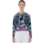 Anarchy Skull And Birds Women s Slouchy Sweat