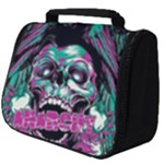 Anarchy Skull And Birds Full Print Travel Pouch (Big)