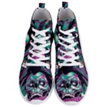 Anarchy Skull And Birds Men s Lightweight High Top Sneakers