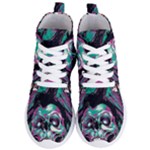 Anarchy Skull And Birds Women s Lightweight High Top Sneakers