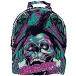 Anarchy Skull And Birds Mini Full Print Backpack