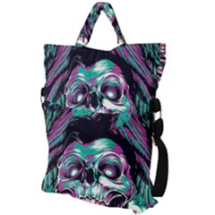 Fold Over Handle Tote Bag 