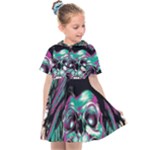 Anarchy Skull And Birds Kids  Sailor Dress