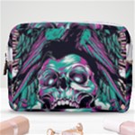 Anarchy Skull And Birds Make Up Pouch (Medium)