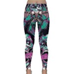 Anarchy Skull And Birds Lightweight Velour Classic Yoga Leggings