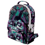 Anarchy Skull And Birds Flap Pocket Backpack (Small)