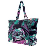 Anarchy Skull And Birds Simple Shoulder Bag