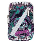 Anarchy Skull And Birds Belt Pouch Bag (Small)