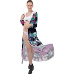 Anarchy Skull And Birds Maxi Chiffon Beach Wrap