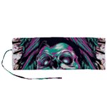 Anarchy Skull And Birds Roll Up Canvas Pencil Holder (M)