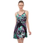 Anarchy Skull And Birds Summer Time Chiffon Dress