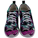 Anarchy Skull And Birds Mens Athletic Shoes