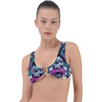Anarchy Skull And Birds Ring Detail Bikini Top