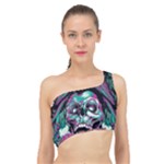 Anarchy Skull And Birds Spliced Up Bikini Top 