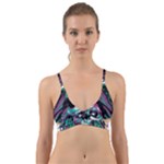 Anarchy Skull And Birds Wrap Around Bikini Top