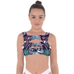Anarchy Skull And Birds Bandaged Up Bikini Top