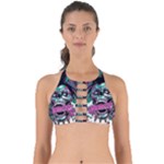 Anarchy Skull And Birds Perfectly Cut Out Bikini Top