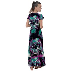 Flutter Sleeve Maxi Dress 