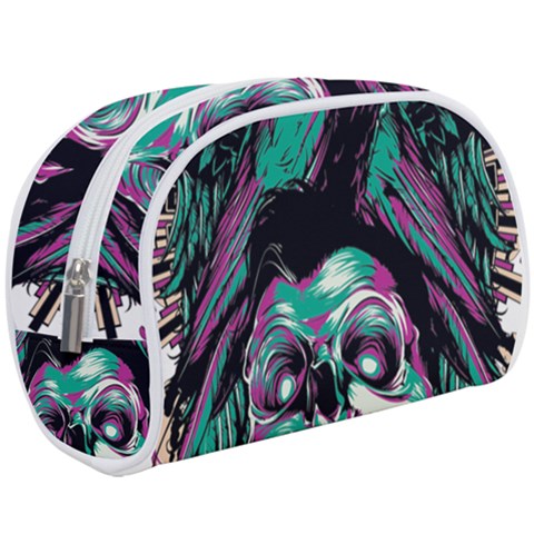Anarchy Skull And Birds Make Up Case (Large) from ArtsNow.com