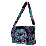 Anarchy Skull And Birds Full Print Messenger Bag (M)