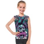 Anarchy Skull And Birds Kids  Mesh Tank Top