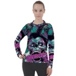 Anarchy Skull And Birds Women s Pique Long Sleeve T-Shirt