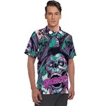 Anarchy Skull And Birds Men s Polo T-Shirt