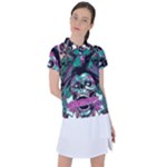 Anarchy Skull And Birds Women s Polo T-Shirt