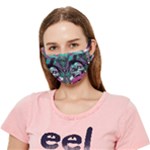 Anarchy Skull And Birds Crease Cloth Face Mask (Adult)