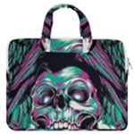 Anarchy Skull And Birds MacBook Pro 13  Double Pocket Laptop Bag