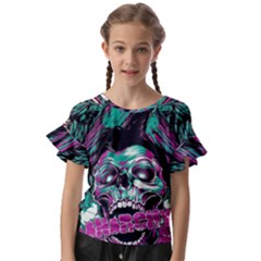 Kids  Cut Out Flutter Sleeves 