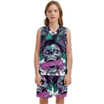 Anarchy Skull And Birds Kids  Basketball Mesh Set