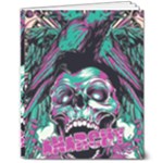 Anarchy Skull And Birds 8  x 10  Softcover Notebook