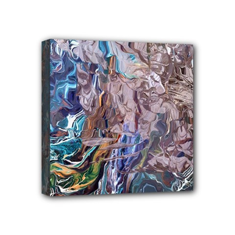 Abstract blend V Mini Canvas 4  x 4  (Stretched) from ArtsNow.com
