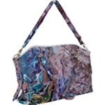 Abstract blend V Canvas Crossbody Bag