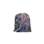 Abstract blend V Drawstring Pouch (XS)