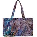 Abstract blend V Canvas Work Bag