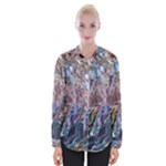Abstract blend V Womens Long Sleeve Shirt