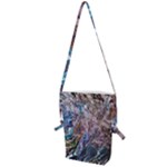 Abstract blend V Folding Shoulder Bag
