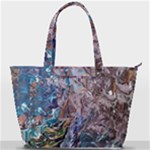 Abstract blend V Back Pocket Shoulder Bag 