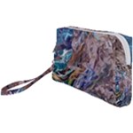 Abstract blend V Wristlet Pouch Bag (Small)