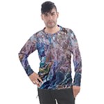Abstract blend V Men s Pique Long Sleeve T-Shirt